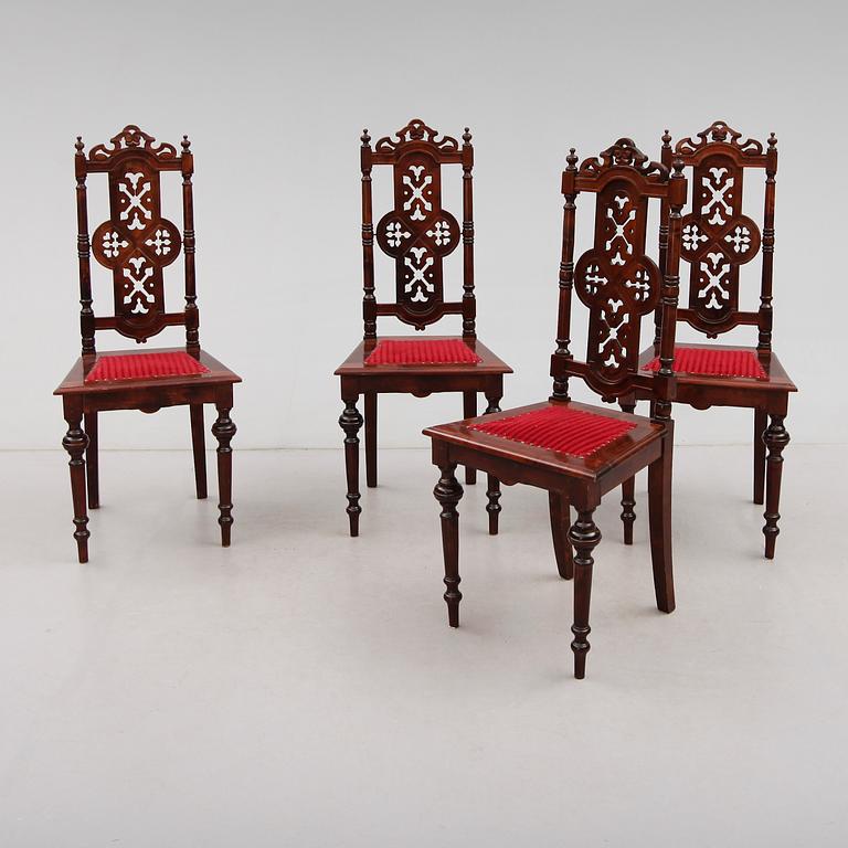 STOLAR, 4 st, omkring år 1900.