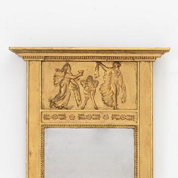 Spegel, sengustaviansk, 1800-talets början.