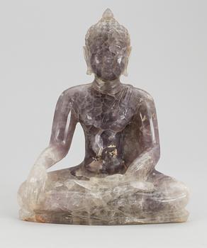 458. BUDDHASTATYETT, ametist.