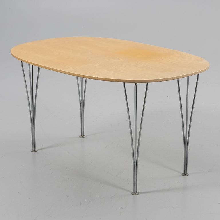 Bruno Mathsson & Piet Hein, bord, "Superelips", Fritz Hansen, Danmark, 1990.