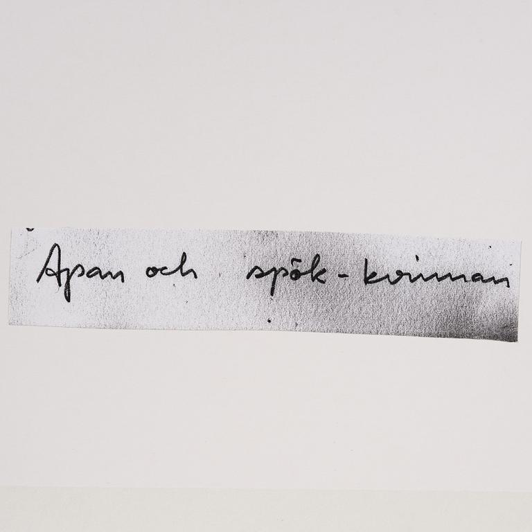 Linn Fernström, "Apan och spök-kvinnan".