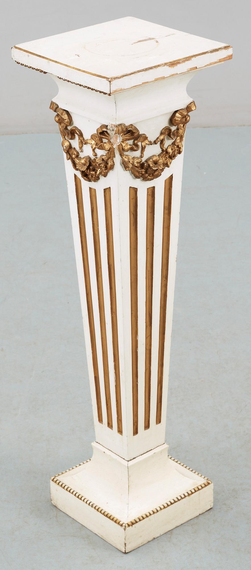 PIEDESTAL, gustaviansk stil, omkring år 1900.