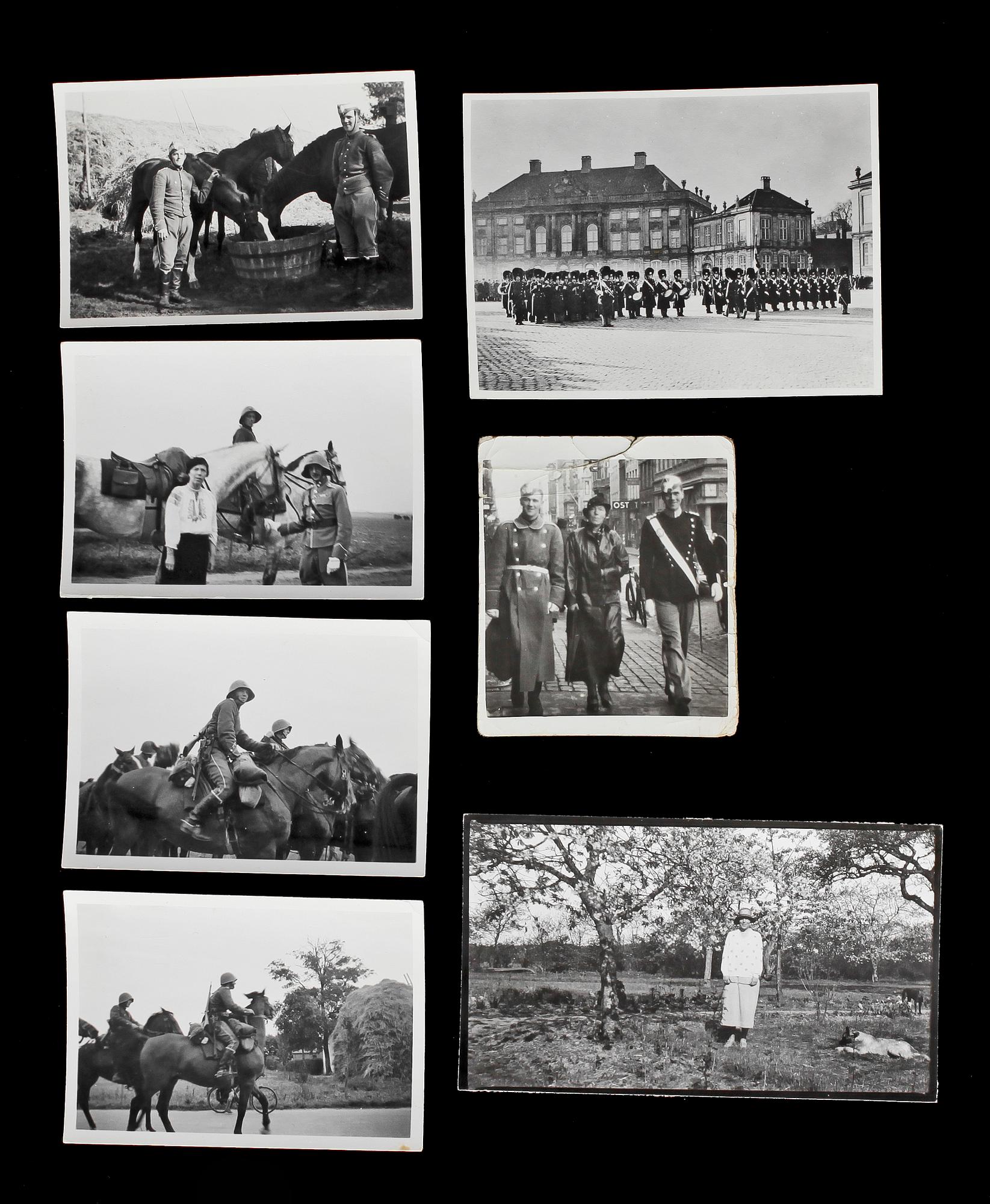 FOTOGRAFIER, 6 st, Storfurstinnan Olga i Danmark, 1930-tal.