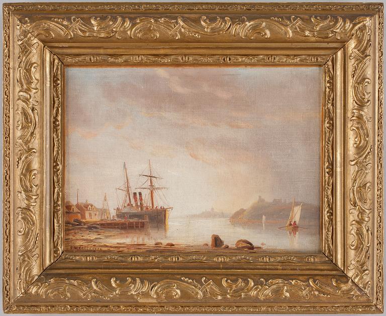 PER WILHELM CEDERGREN, olja på duk. Sign.