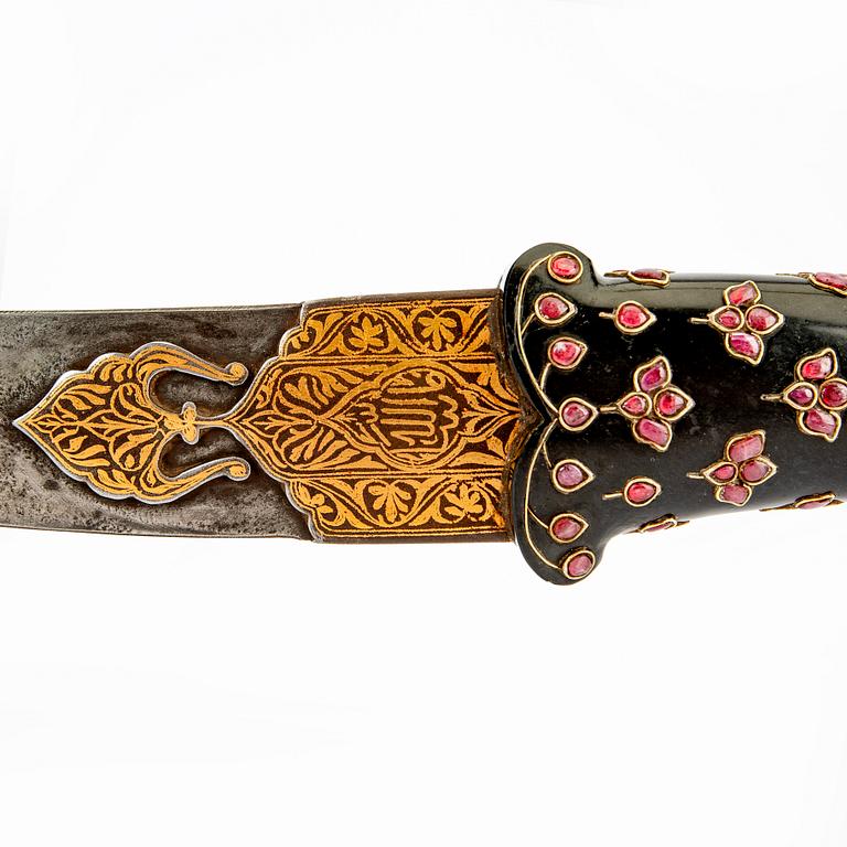 Khanjar, dagger, indopersian for the ottoman market, turn of the Century 1900 / early 20th Century.