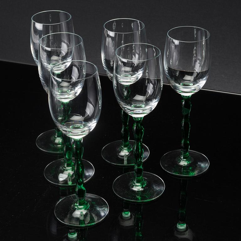 GUNNAR CYRÉN, SIX GLASSES "Nobel".