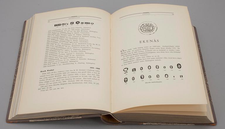 BOK, "Guld- och silversmeder i Finland 1373-1873" av Tyra Borg, Helsingfors 1935.