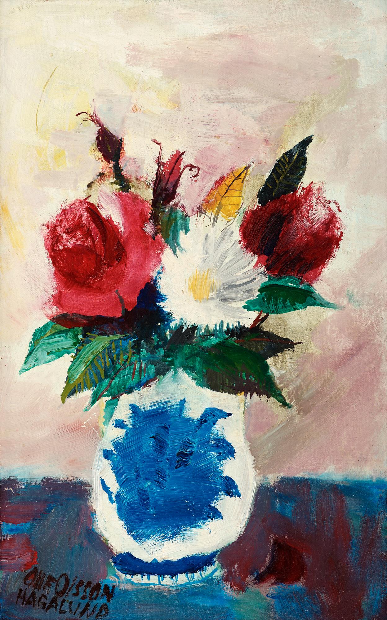 Olle Olsson-Hagalund, Blommor i vas.