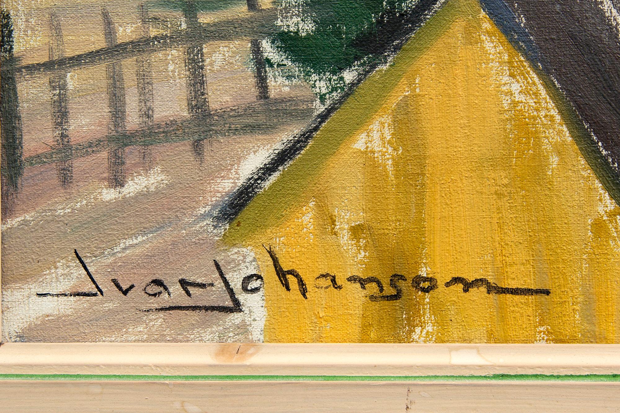 Ivar Johanson, oil on canvas, signed.