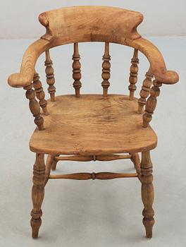KARMSTOL, sk smokers chair, England, 1900-tal.