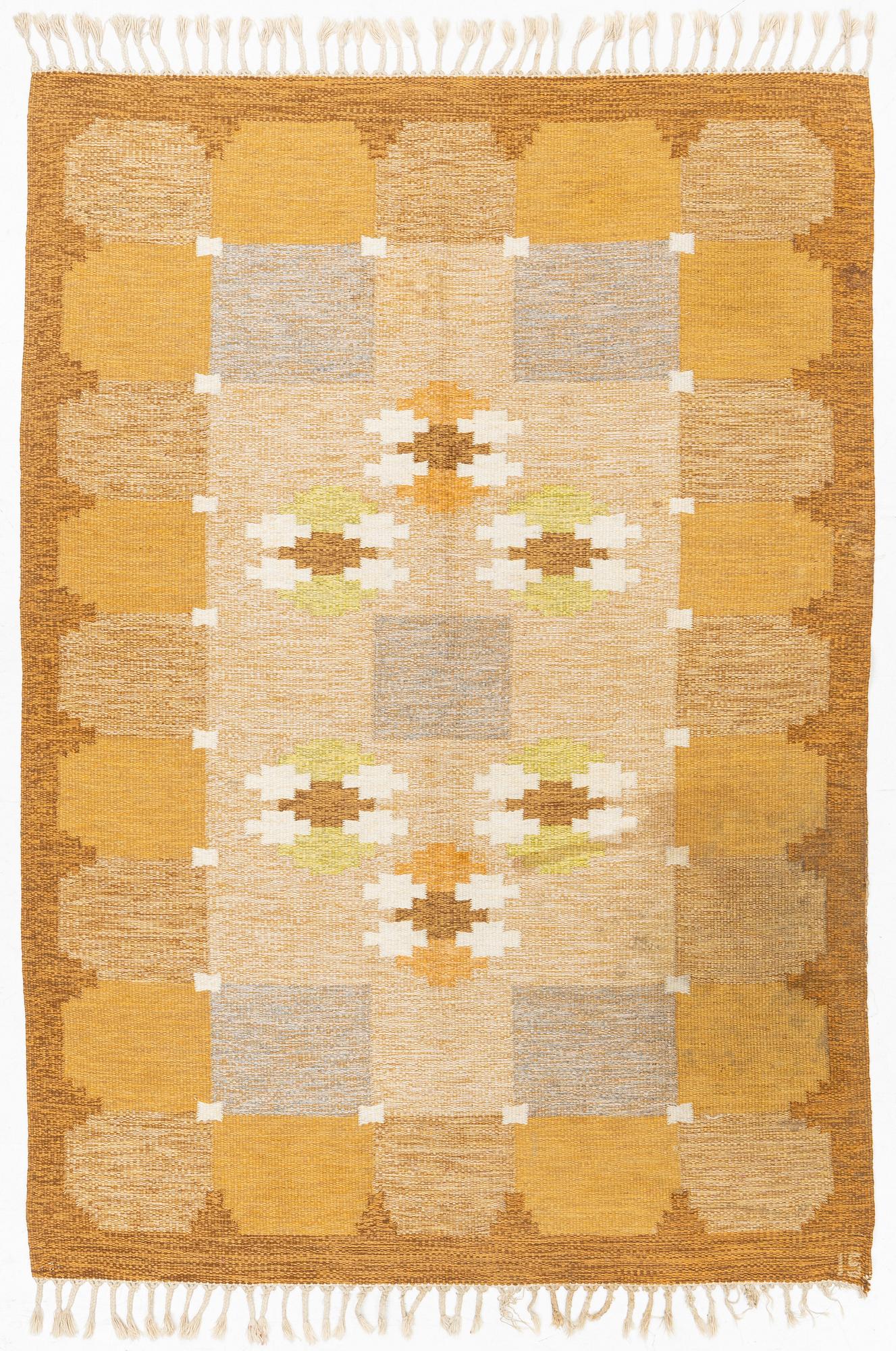 Ingegerd Silow,
rug, röllakan, 230 x 165 cm.