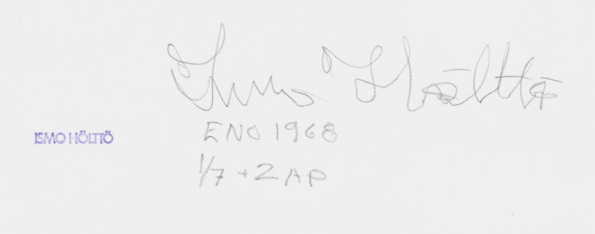 Ismo Hölttö, 'Eno 1968'.