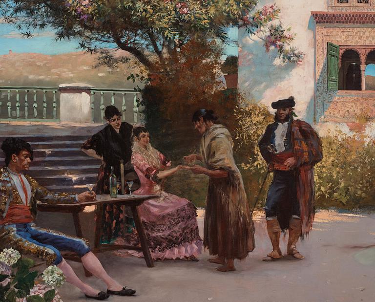 Hugo Birger, 'Spåkvinnan vid La Mesquita' (The fortune teller at La Mesquita).