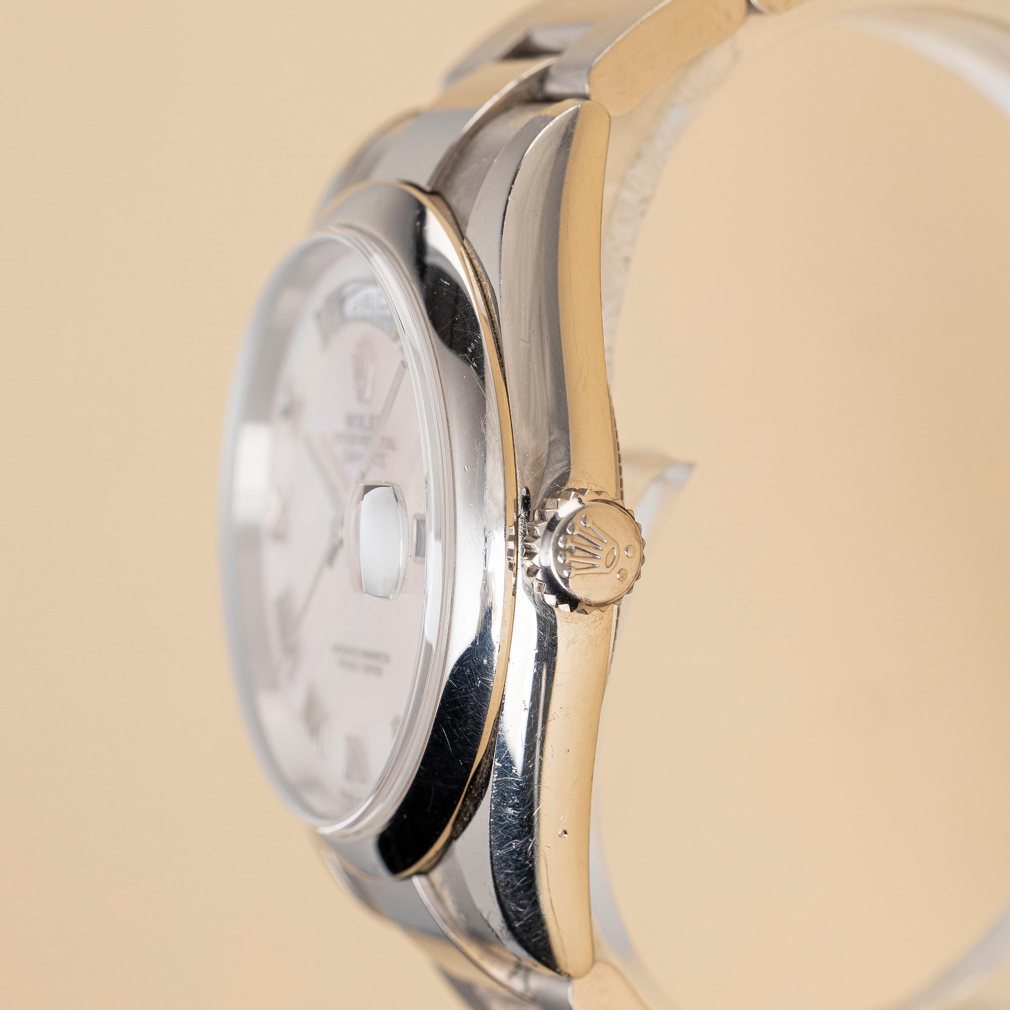 Rolex, Day-Date, "Mother of Pearl Dial", "First Year Production", ca 2000.