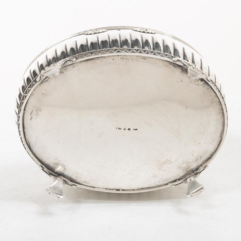 Guldsmedsaktiebolaget (GAB), Sugar bowl, silver, Gustavian style, Stockholm 1903.
