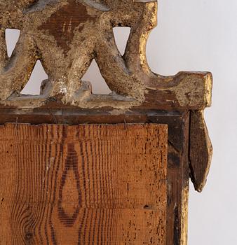 A Gustavian style mirror by Niclas Reding (1751-1826).