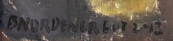 Brita Nordencreutz, oil on canvas signed and dated 43.