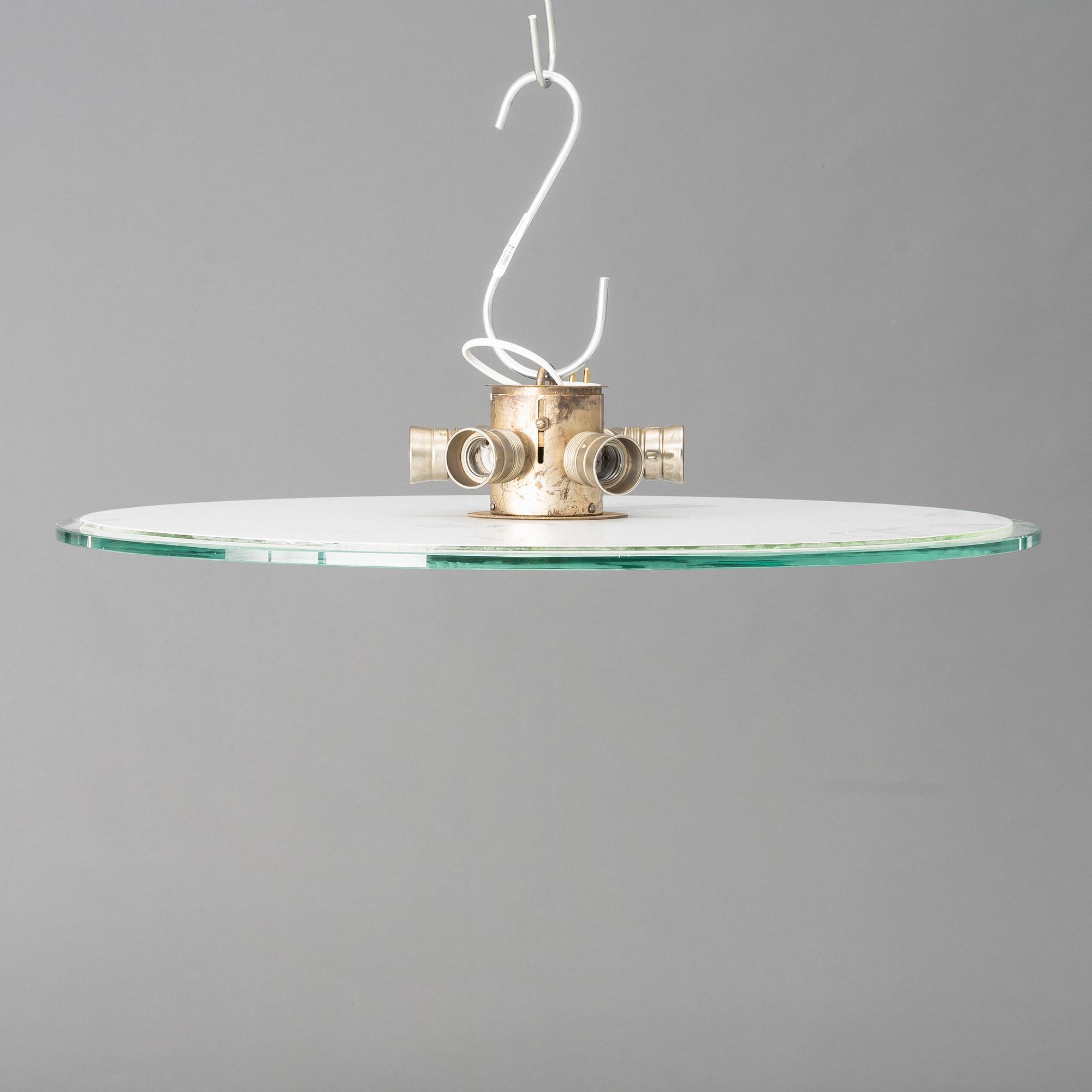 Harald Notini, taklampa, modell "10974", Arvid Böhlmarks Lampfabrik, 1930-40-tal.