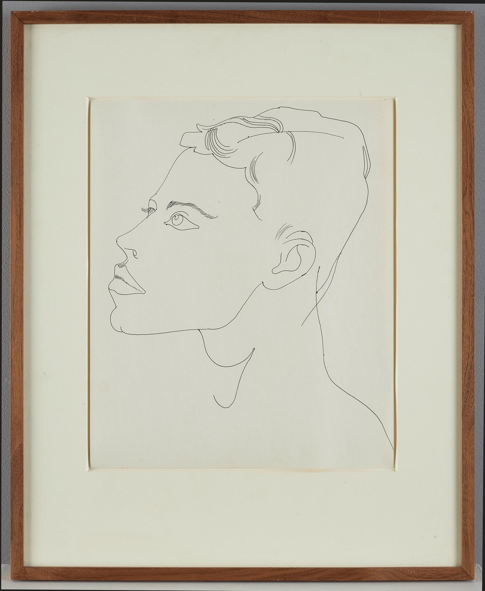 Andy Warhol, "Unidentified Male".