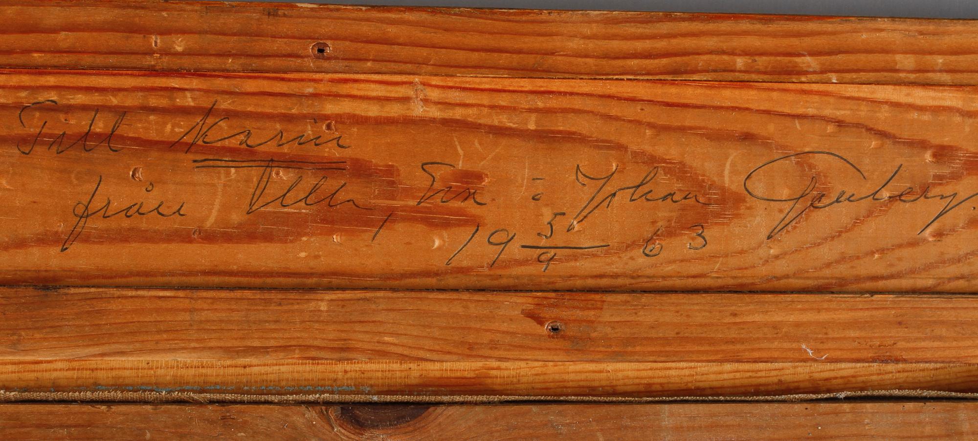 LUDVIG RICHARDE, olja på duk, signerad.