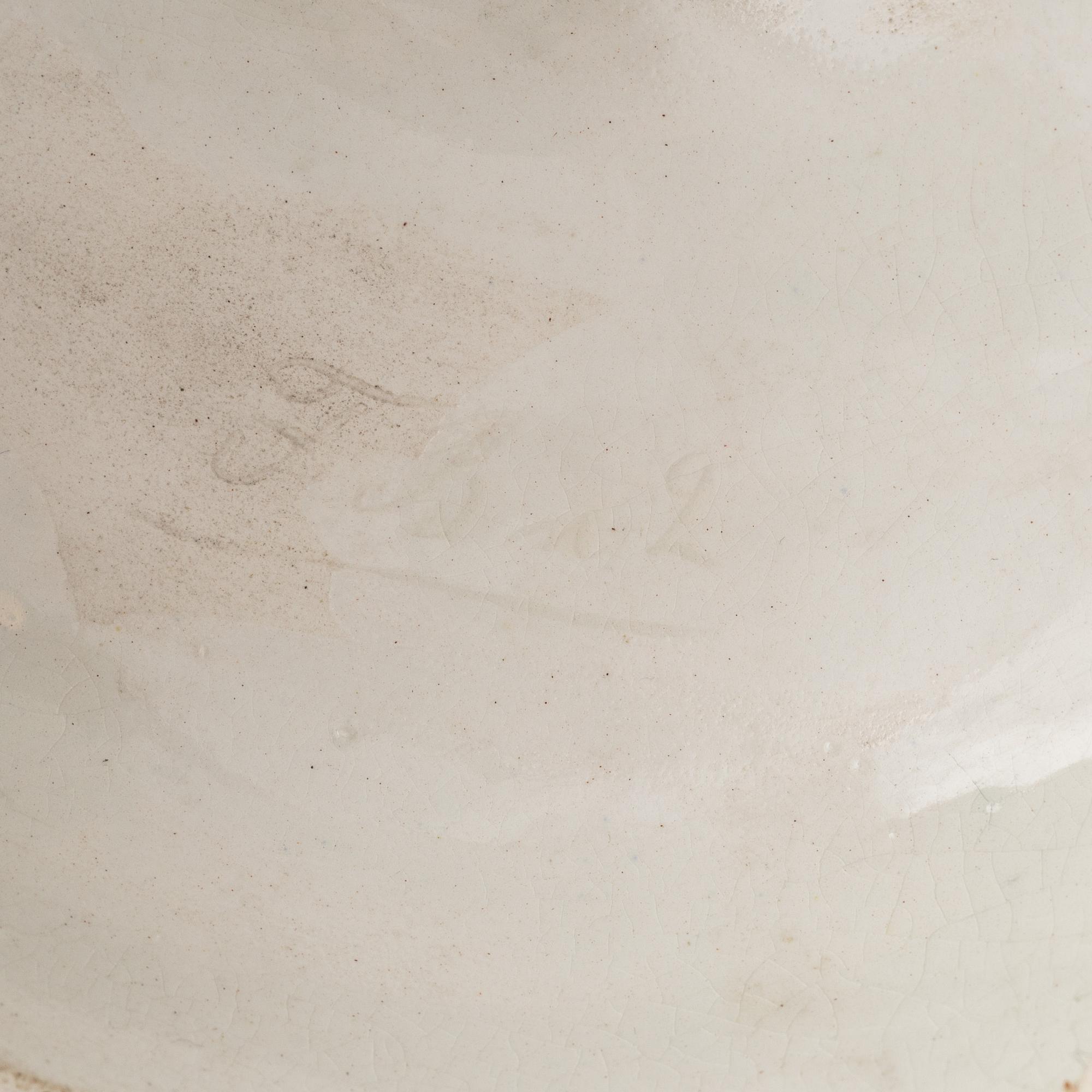 A maiolica lided vase, Rörstrand.