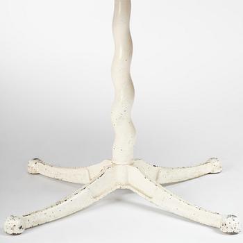 Josef Frank, attributed to, a cast iron table with marble top, Firma Svenskt Tenn, Sweden, 1950s.