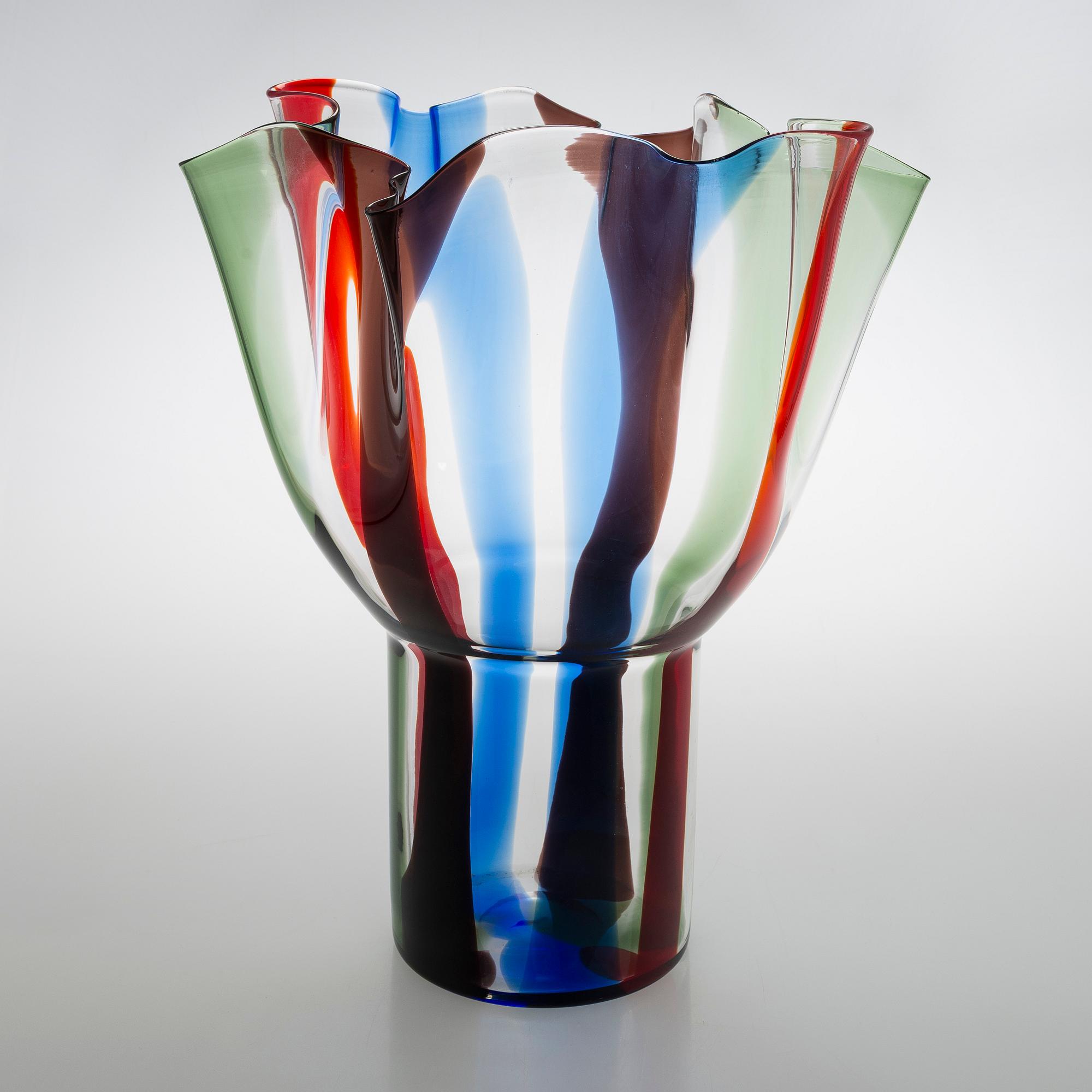 Timo Sarpaneva, a 'Blossom' vase signed Venini -94 Sarpaneva.
