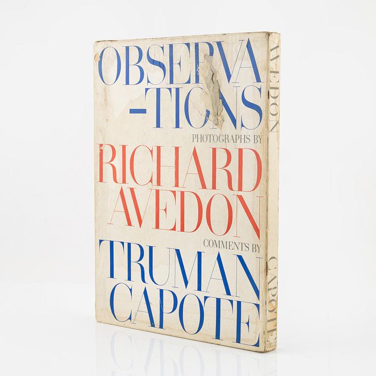 Richard Avedon, fotobok, "Observations, photographs by Richard Avedon, comments by Truman Capote".