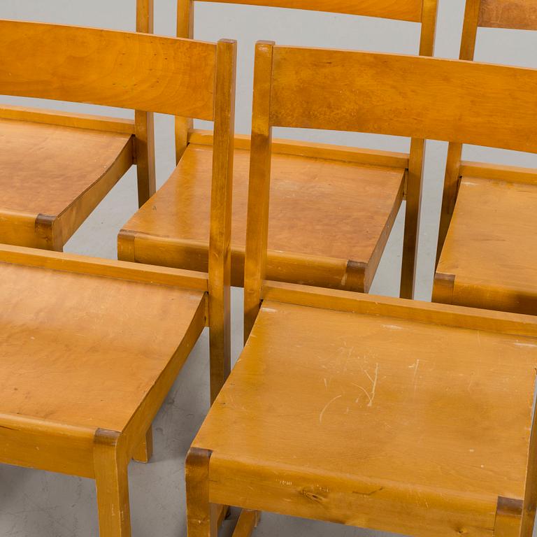 FIVE SVEN MARKELIUS CHAIRS.