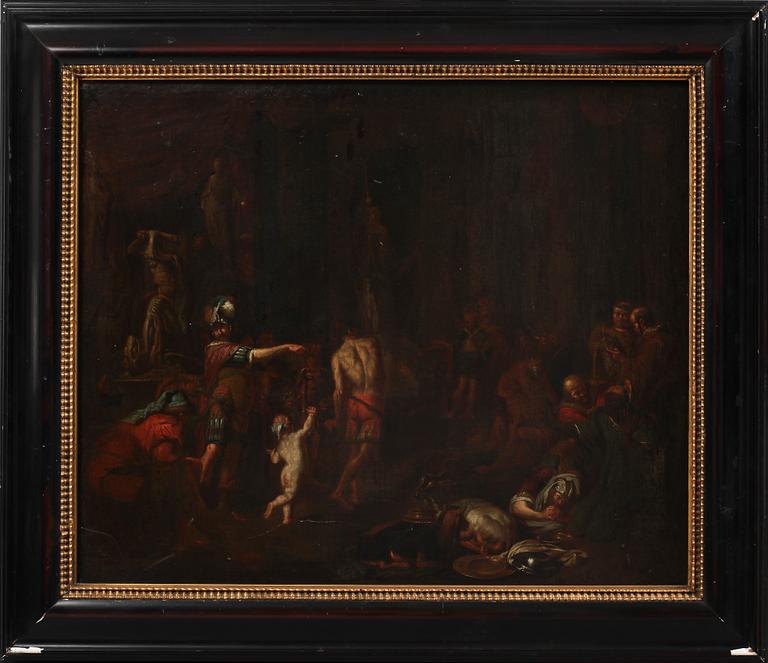 OKÄND KONSTNÄR, olja på duk, 1600/1700-tal.