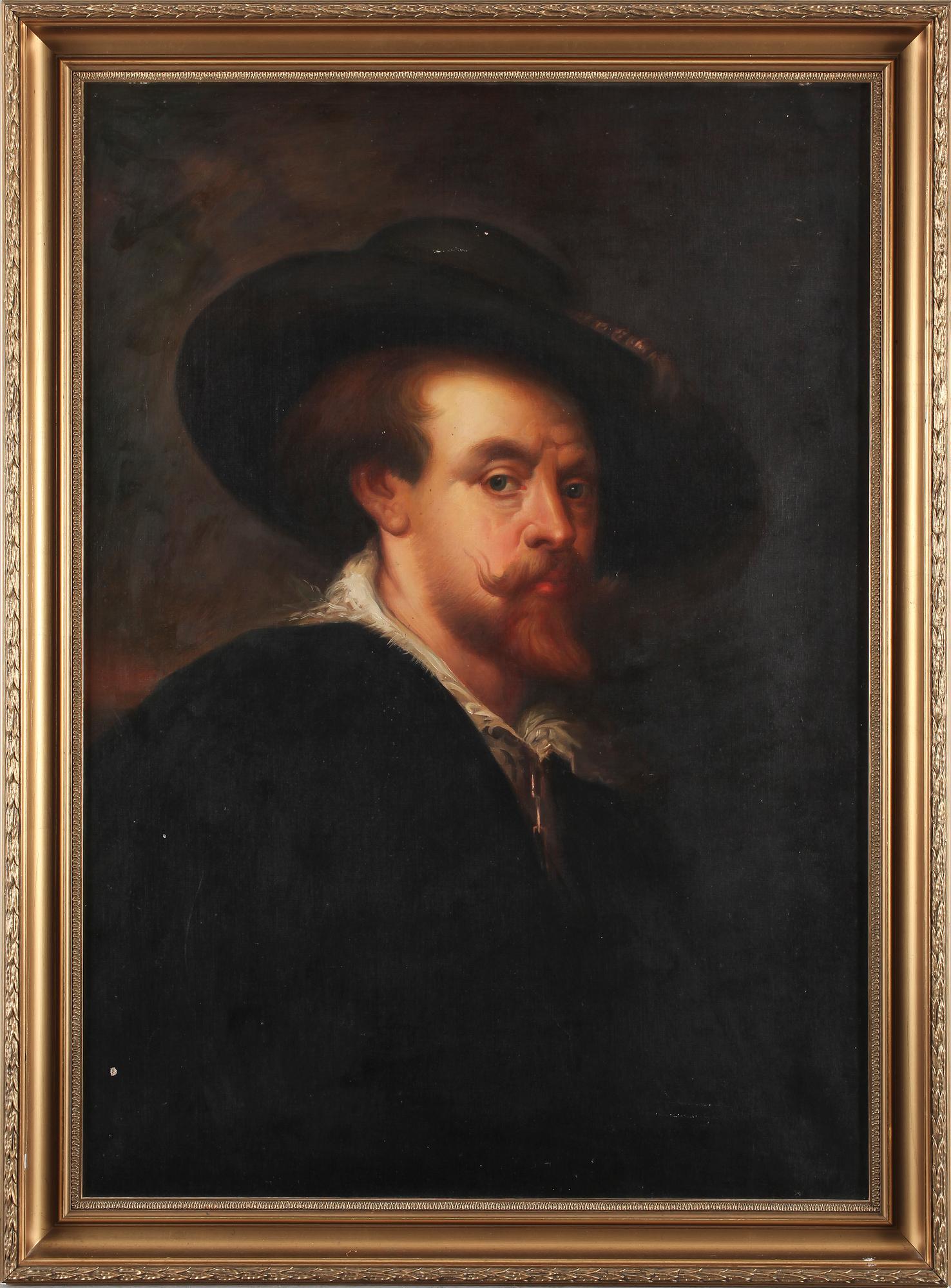 OKÄND KONSTNÄR, olja på duk, osign, 1900-talets första hälft. Kopia efter Peter Paul Rubens.