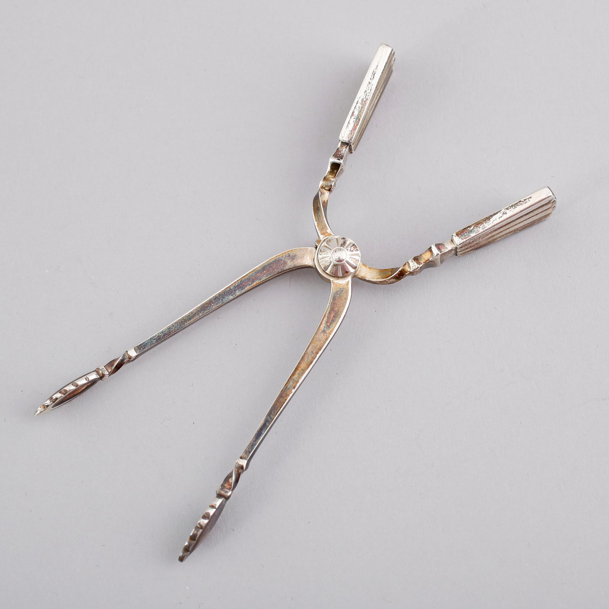 SOCKERTÅNG, silver, "Bernadotte", Georg Jensen, Danmark, 1900-talets mitt.