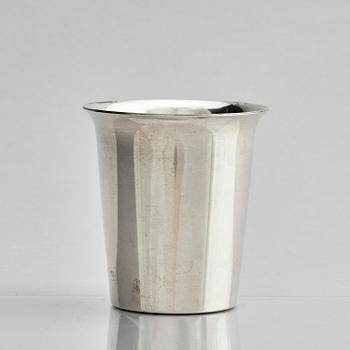 Åke Strömdahl, a sterling silver beaker, Stockholm, Sweden 1959.