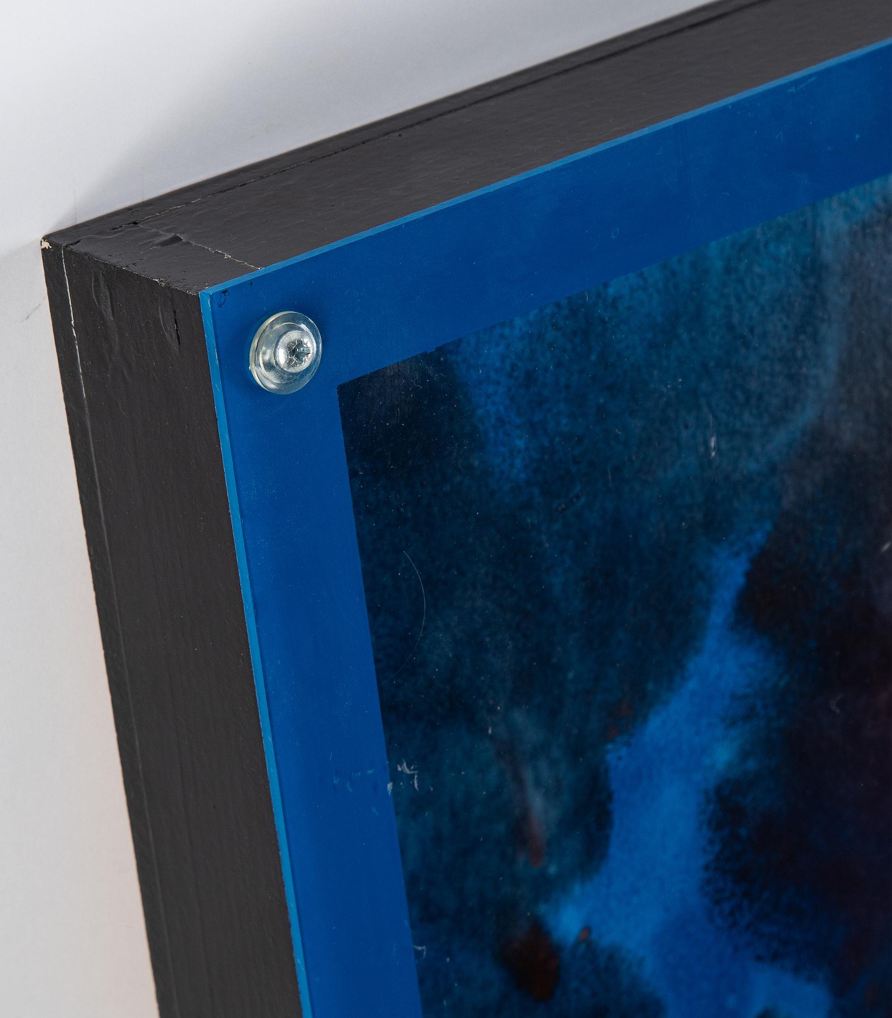 Risto Vilhunen, acrylic and plexi glass, signed and dated 2004.