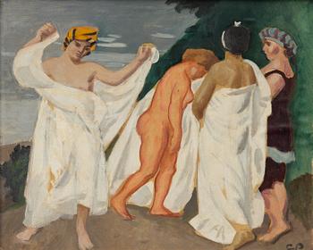 Georg Pauli, After the bath.