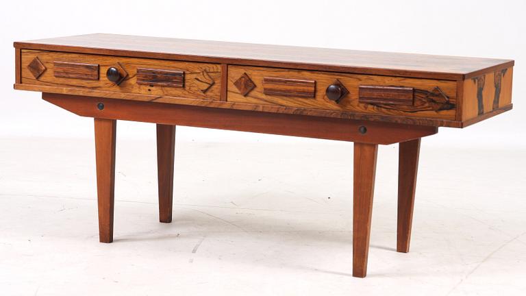 HALLMÖBEL, palisander, 1900-talets tredje kvartal.