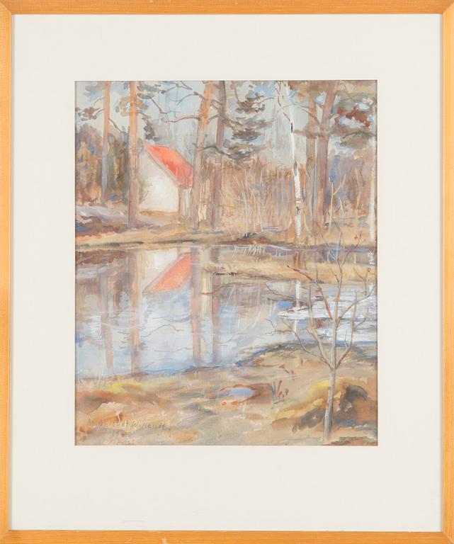 Margareta Ahlstedt-Willandt, "Ispois". (Åbolands skärgård).