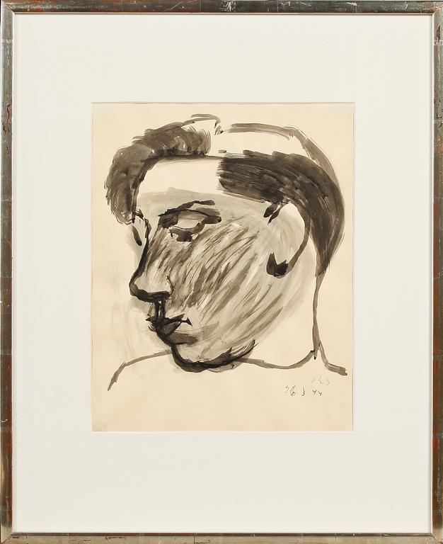 RAGNAR SANDBERG, tuschlavering, monogramsignerad.