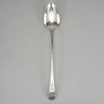 RAGUSKED, silver, Thomas Northcote, London 1785-86. Vikt ca 105 gram.