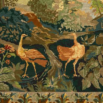 Broderad tapet Royal Paris omkring år 1900.