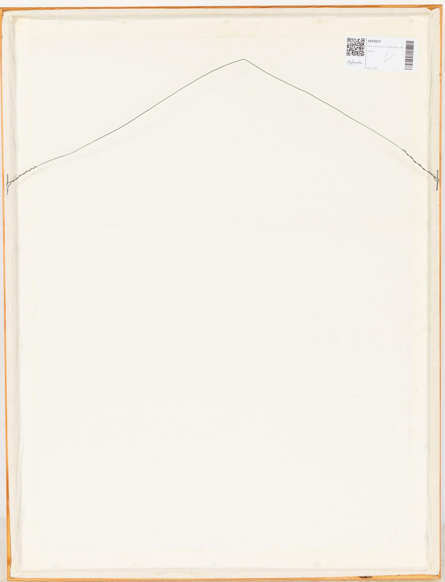 Pierre Olofsson, Utan titel.