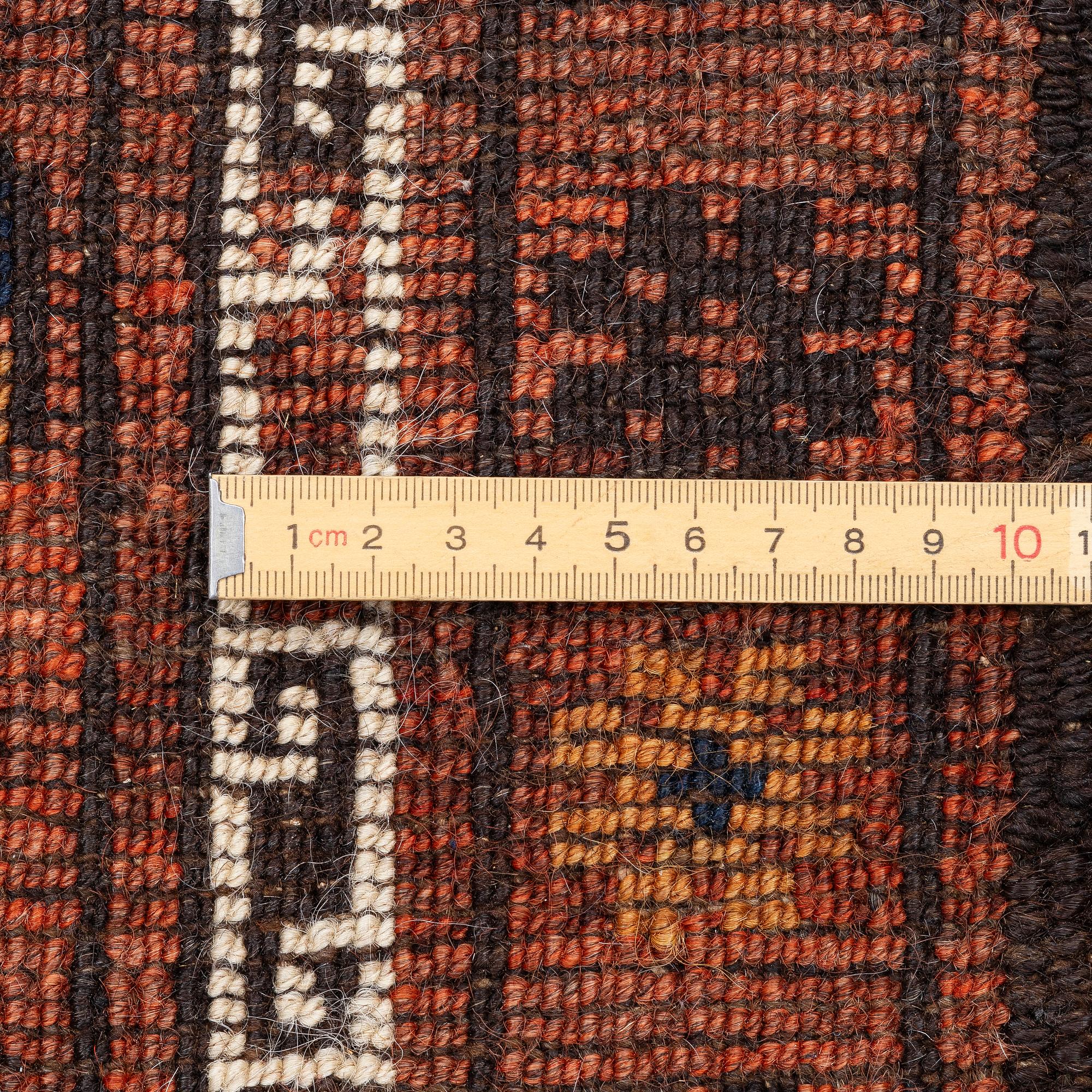 Carpet, Beshir, antique, probably 19th century second half, approx. 300 x 195 cm.