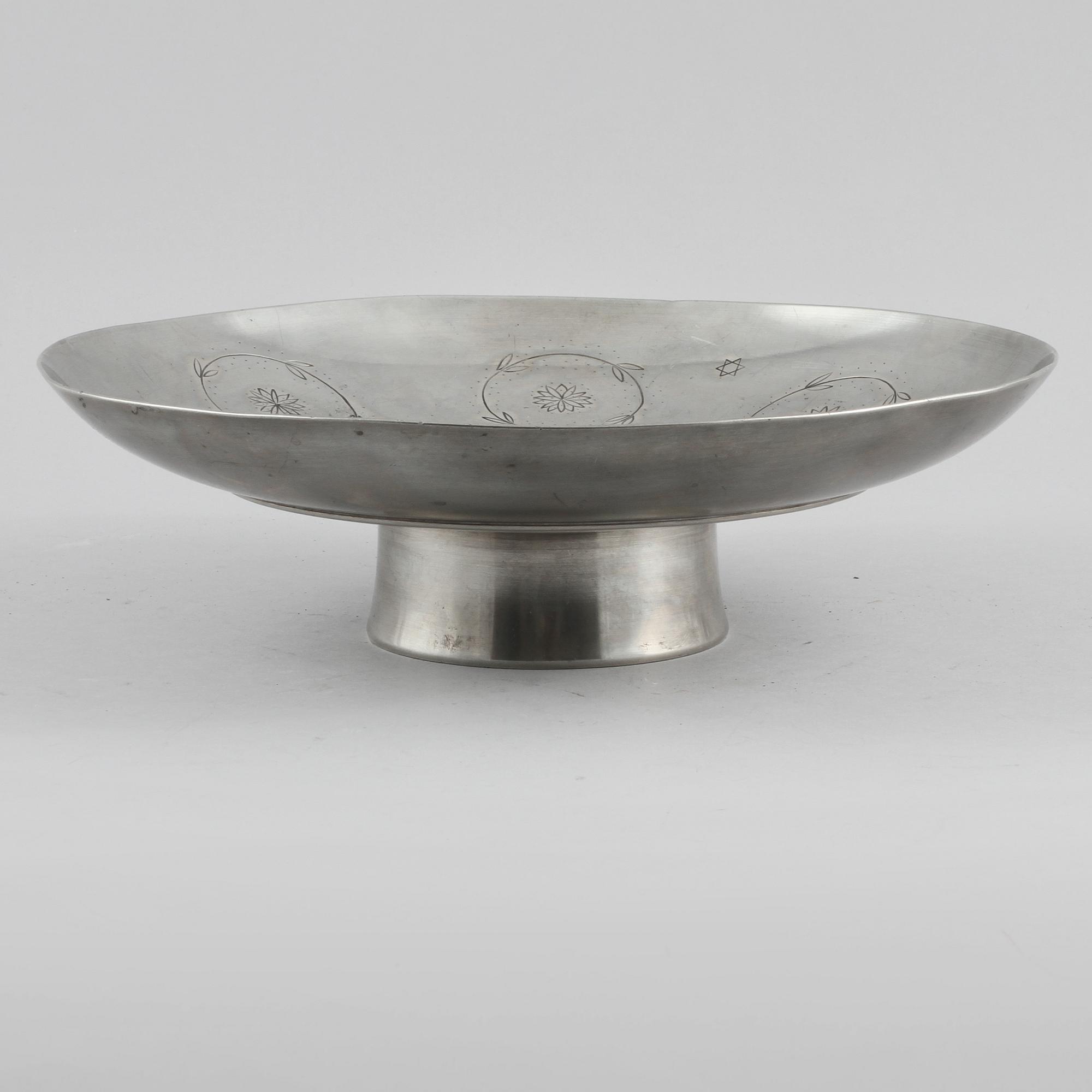 SKÅLFAT, tenn, Firma Svenskt Tenn, 1932.