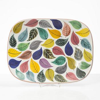 Stig Lindberg, fat, fajans, Gustavsberg Studio, signerad, 1950-60-tal.