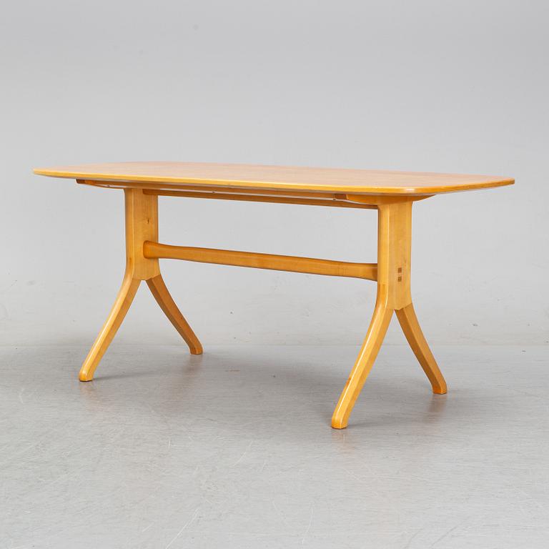 Carl Malmsten, a 'Stora salen' birch sofa table, second half of the 20th century.