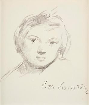 957. Lotte Laserstein, Portrait of a girl.