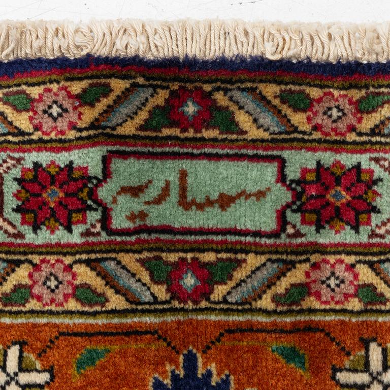 Carpet, Tabriz, approx. 300 x 295 cm.