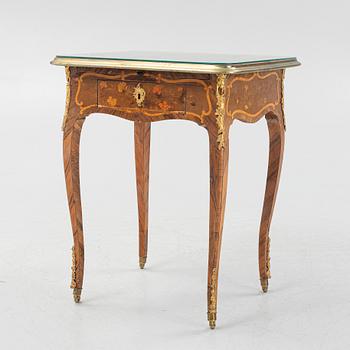 A Louis XV rosewood marquetry 'table à écrire' in the manner of the Spindler brothers, mid 18th century.