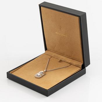 Bulgari, "Parentesi" necklace, white gold and brilliant cut diamonds.