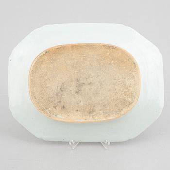 Roasting dish, company porcelain, China, Qing dynasty, Qianlong (1736-95).